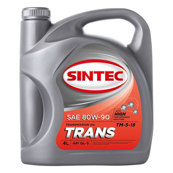 Трансмиссионное масло Sintec ТМ5-18 (GL-5) SAE 80W-90