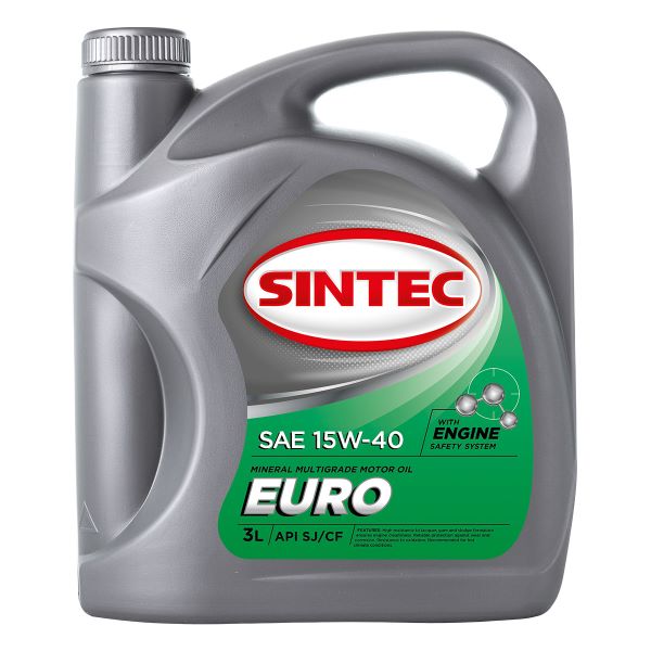 Моторное масло SINTEC EURO SAE 15W-40 API SJ/CF