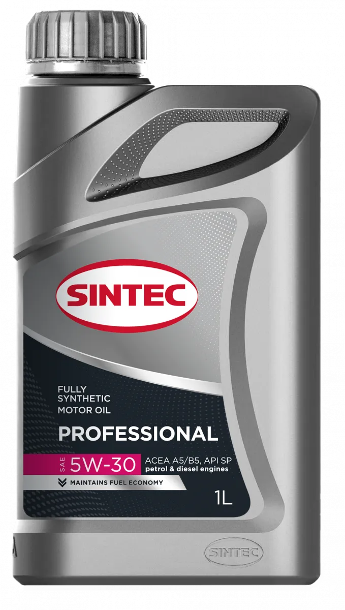 картинка Моторное масло SINTEC PROFESSIONAL SAE 5W-30 API SP ACEA A5/B5 от магазина Одежда+