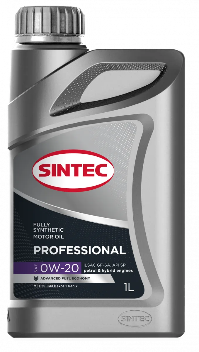 картинка Моторное масло SINTEC Professional 0W-20 GF-6A DEXOS от магазина Одежда+