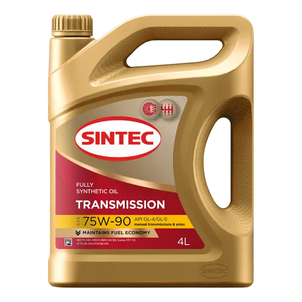 Трансмиссионное масло SINTEC TRANSMISSION SAE 75W-90 API GL-4/GL-5 Трансмиссионные масла